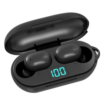 H6 Wireless Bluetooth 5.0 TWS Mini Earbuds wyświetlacz cyfrowy zestaw głośnomówiący R2JB