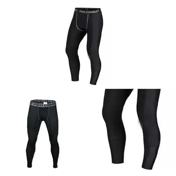 Męskie sportowe spodnie uciskowe fitness sportowe legginsy do biegania sportowe rajstopy szybkoschnące spodnie do biegania odzież sportowa