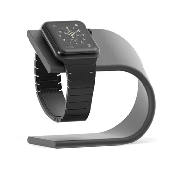 Aluminiowy ładowarka do ładowania uchwyt podstawka dokująca dla Apple Watch 38 mm 42 mm 44 dla Aplle Mc Applewatch Cradle Uchwyt telefonu