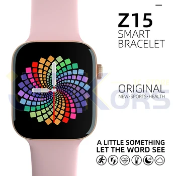 Smartwatch 2021 Z15 męski zegarek fitness bransoletka rytmu serca kobiety inteligentne zegarki PK IWO 8 10 amazfit gtr Z20 X6 X7