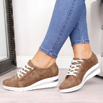 Łuk kobiety mieszkania buty na platformie Damskie mokasyny moda Damska poślizgu na drobnej PU obuwie Zapatos De Mujer 2020
