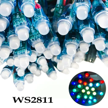 1000 szt kolorowy WS2811 IC RGB pikseli moduł led światło doskonale nadaje się do dekoracji reklamowe światła DC5V DC12V
