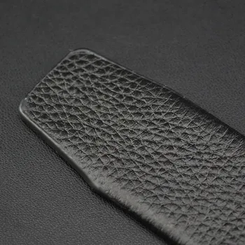 ZLRPH męski nowy skórzany marki wysokiej jakości automatyczna klamra pasek 3,5 cm GZYY-ZD168