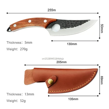Wielofunkcyjny высокоуглеродистый stalowej ковочный nóż myśliwski kemping taktyczne noże survival kuchnia odkryty couteau EDC scyzoryk