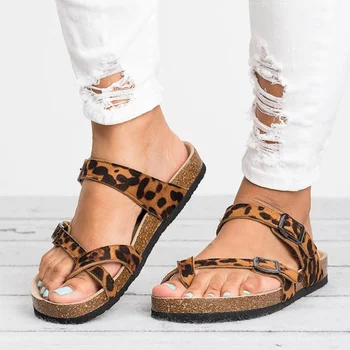 Damskie Sandały Rzymski Styl Letnie Sandały Do 2019 Japonki Plus Rozmiar 35-43 Płaskie Sandały Plażowe Lato Zapatos Mujer Obuwie