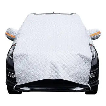 Zagęścić zimą śnieg tarczę przednią szybę samochodu pokrywa śnieżna wodoodporna anty-lód Mróz parasol pokrywa ochronna do samochodu suv suv