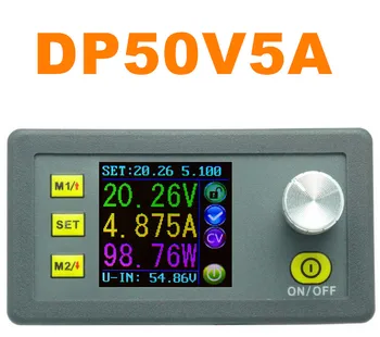 DP50V5A wyświetlacz led napięcie stałe prąd step-down programowalny moduł zasilania woltomierz 30%off