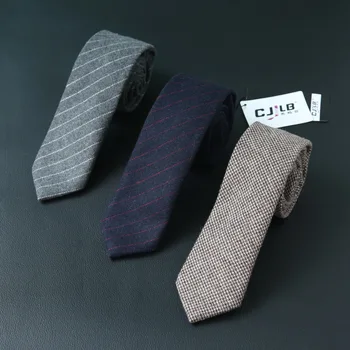 Sitonjwly klasyczne wełniane krawaty ręcznie robione wełniane w paski krawat dla mężczyzn wąskie krawaty ślubne klasyczne formalny krawat wykonany na zamówienie logo