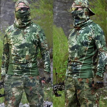 Kamuflażu Kryptek myśliwy odzież casual ruch szybkoschnąca koszulka wojskowa taktyczna sprzęt Mandragora góral airsoft koszula