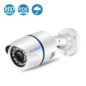 BESDER 1080p/720p Full HD IP Camera Wide angle H. 264 Outdoor Wodoodporny Home Security Camera CCTV Camera Email Alert P2P XMEye