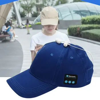 Bezprzewodowe słuchawki Bluetooth, słuchawki Bluetooth Music Cap Mężczyźni/ Kobiety odkryty wypoczynek głośnomówiący kapelusz Baseball