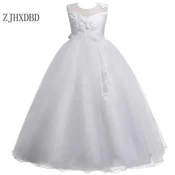 2020 dziecięce, sukienki dla dziewczynek letnia odzież wieczorne odzież dziecięcą sukienkę księżniczki sukienka 5 6 8 9 12 14 lat Urodziny sukienka