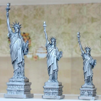 Statua Wolności turystyka upominki dekoracje Ozdoby europejskie postacie amerykański model z żywicy wolności