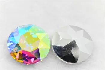 Duże kamienie 35 mm Baoshihua przez cały strass aplikacja rhinestone fantazji pointback kolor kryształ szkło biżuteria rękodzieło 27 szt.
