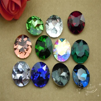 Duże kamienie 35 mm Baoshihua przez cały strass aplikacja rhinestone fantazji pointback kolor kryształ szkło biżuteria rękodzieło 27 szt.