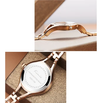 KIMIO proste zegarek damski bransoletka dla kobiet mody zegarek sukienka 2019 Najlepszej luksusowej marki zegarek damski Relogio Feminino prezent