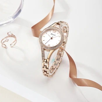 KIMIO proste zegarek damski bransoletka dla kobiet mody zegarek sukienka 2019 Najlepszej luksusowej marki zegarek damski Relogio Feminino prezent