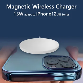 15 W magnetyczna bezprzewodowa stacja dokująca dla iPhone 12 Mini Pro szybka ładowarka bezprzewodowa dla Xiaomi Samsung Huawei