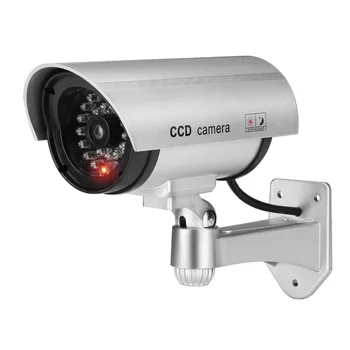 JOOAN Outdoor Dummy Camera Surveillance Wireless LED light fałszywa kamera monitoringu domu aparat bezpieczeństwa imitacja cctv
