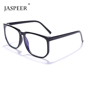 JASPEER oversize kwadratowe TR90 anty niebieskie okulary mężczyźni niebieski światło blokujące okulary Kobiety czytanie komputerowe okulary Przeciwsłoneczne