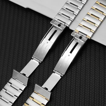 17 22 mm watchband ze stali nierdzewnej Srebrny Inter złota bransoletka wymienny pasek do serii Constellation męski i damski pasek
