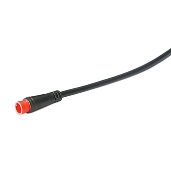 2szt przyłączeniowego do Ebike Light przepustnicy Ebrake Display Ebike Parts Extend Cable - 2Pin Male & Female 2Pin