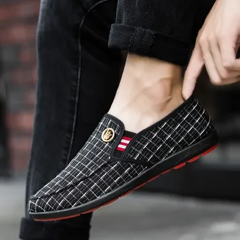 BJYL męska Casual buty nie skórzane obuwie Męskie obuwie wygodne buty ulica buty 2020 Nowa moda oddychająca B754