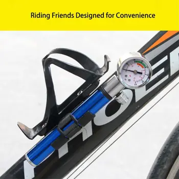 Wysokie ciśnienie MTB rower kompaktowa zawieszenie widelec i tylny klucz pompa 210 funtów na cal kwadratowy
