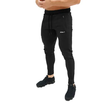 2020 Jesień Fitness Siłownia Męskie Spodnie Długość Całkowita Spodnie Sportowe Spodnie Modne Spodnie Casual Spodnie Biegowe Treningi, Jogging Bawełniane Spodnie