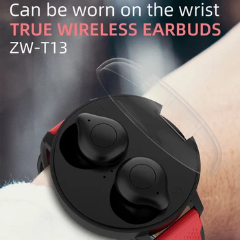 Długa bateria HD stereo inteligentne bransoletka ze słuchawkami Tws słuchawki Bluetooth przenośny bransoletka słuchawki bezprzewodowe fitness zegarek