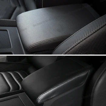 Lsrtw2017 dla Volkswagen Arteon Vw Cc Autocentrum podłokietnik pokrywa klocki akcesoria włókna skóry włókna węglowego stylizacja