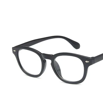 Johnny Depp styl okulary dla dzieci, chłopcy i dziewczynki retro okulary przepisane im plac optyczna oprawa dla punktów przezroczyste soczewki okulary