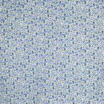 Mini niebieski kwiat wydruku jedwabną tkaniny bawełnianej mały edukacyjny projekt 12momme,SCT464