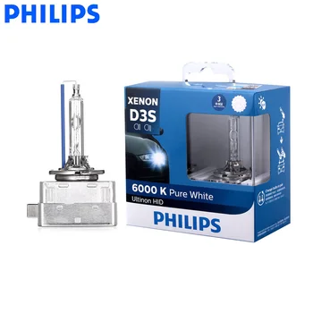 Philips D3S 42403WX 35W Ultinon HID 6000K Cool Blue Xenon White Light Car Upgrade, żarówki, lampa błyskowa Szybki start, para