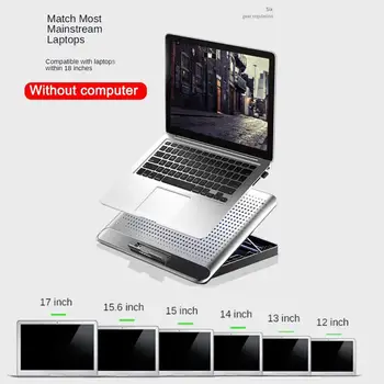 Przenośny gaming notebook cooler dwa USB 18 cali duży rozmiar notebooka chłodzące klocki prędkość/wysokość regulowana podstawka na laptopa do laptopa