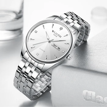 WLISTH Trend Lovers ultra cienkie Sportowe zegarek kwarcowy twórczy prosty dial świecące wodoodporne męskie zegarek damski Relogio Masculino