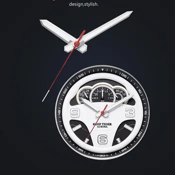 2020 Reef Tiger/RT Top Brand Men Sport Watches Ssteel Water Resistant Chronograph Stop Watch Clock Men Relogio Masculino RGA2105