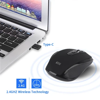 Mysz bezprzewodowa Type C, mysz bezprzewodowa USB C 2,4 Ghz Macbook 12