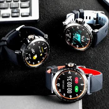 SENBONO S18 pełny ekran dotykowy inteligentny zegarek IP68 Wodoodporny Męskie zegarki sportowe fitness tracker monitor rytmu serca smartwatch