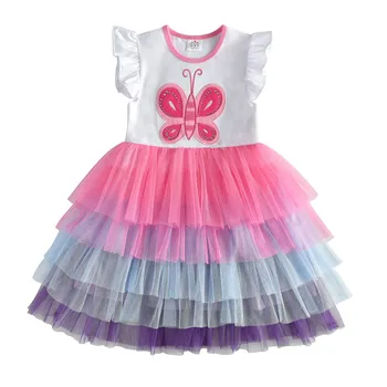 DXTON Baby sukienki dla dziewczynek letnie dla dzieci sukienki dla dziewczynek 