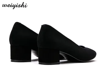 Zamszowe buty czarne, skórzane sandały ,skóra w środku,nowy styl,krowi czarny zamsz