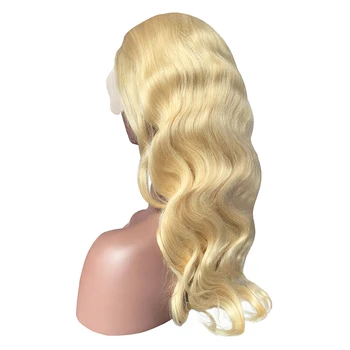 CEXXY Hair #613 jasny przezroczyste koronkowe peruki 180% gęstość objętościowa fala Europejskie Remy ludzki włos Koronki przodu peruka dla czarnych kobiet