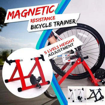 Składany Rowerowa Symulator Strona Trening Kryte Ćwiczenia Magnetyczne Oporu Rowerowa Trener Fitness Stacja Rowerowa Symulator Rolki