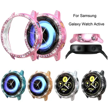 Kobiety Diament twardy futerał do KOMPUTERA Samsung Galaxy zegar aktywny pokrowiec ochronny anty-spadek pokrywa odporna na wstrząsy ochraniacz zderzak etui