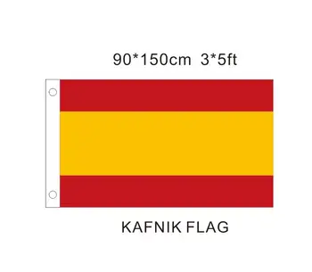 КАФНИК,cywilny flaga Hiszpanii flaga sprzedaż towarów 3X5FT 150X90CM banner mosiężne, metalowe otwory