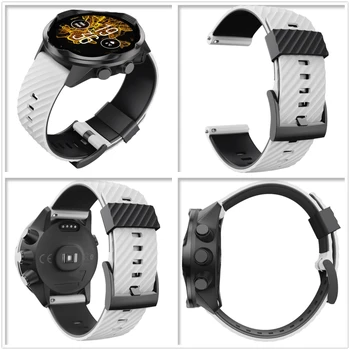 Dla suunto 7/9/Baro/D5 nurkowanie miękki silikonowy inteligentny zegarek bransoletka akcesoria R9CB