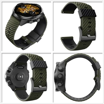 Dla suunto 7/9/Baro/D5 nurkowanie miękki silikonowy inteligentny zegarek bransoletka akcesoria R9CB