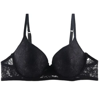 Womens Push up Sexy Bra Large size Lingerie Underwire Lace Bralette Brassiere Top Underwear BH A B C D Cup