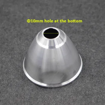 41.5*31.5 mm SMO aluminiowy odbłyśnik do latarki XHP50.2 XHP70.2 C8 C12,średnica otworu 10 mm w dolnej części