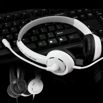 3,5 mm gniazdo przewodowe słuchawki z mikrofonem Hi-Fi plac zestaw komputer przenośny zestaw słuchawkowy PC, PS4, Xbox One Mobile